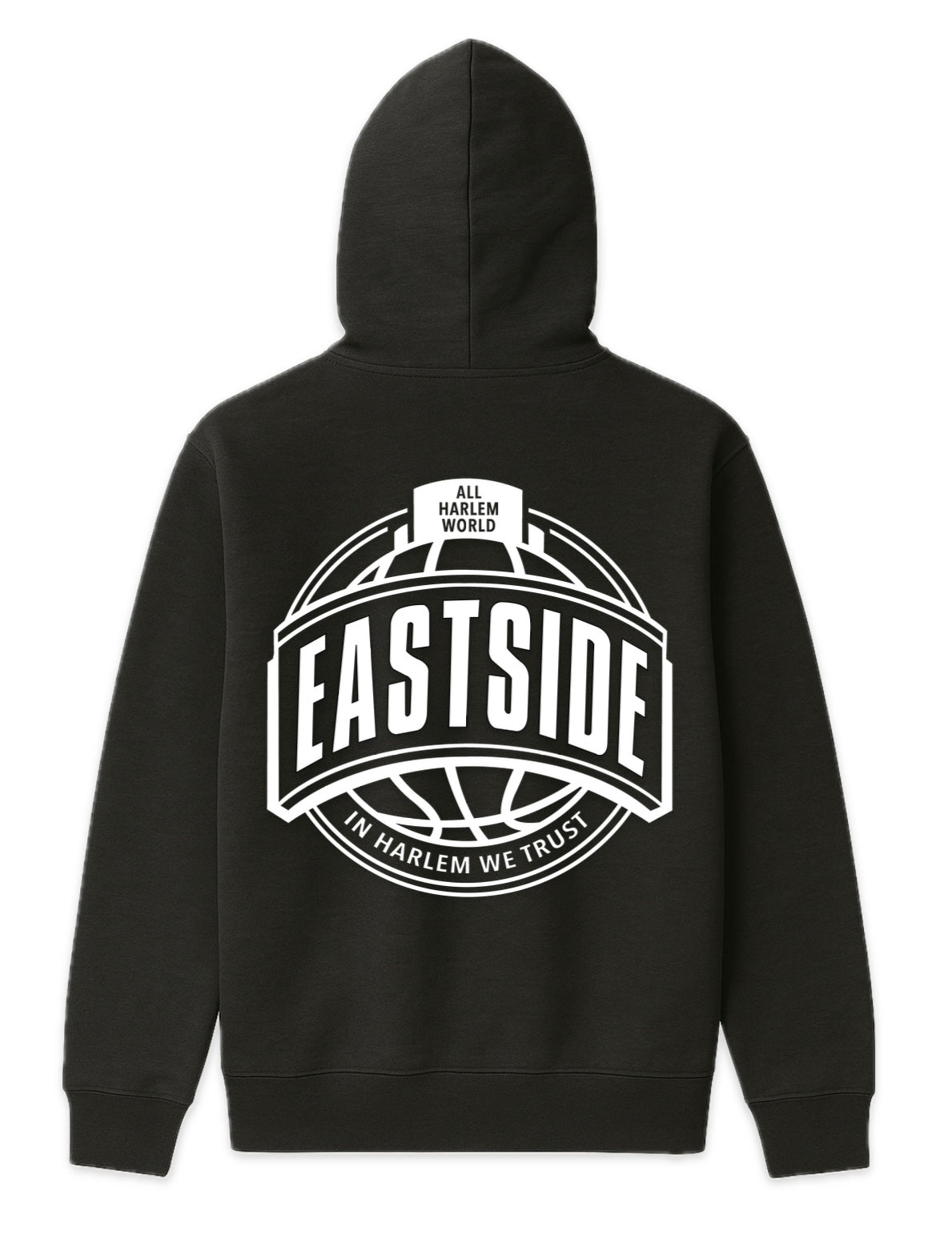 All Harlem World Allstar White Eastside Black Pullover Hoodie