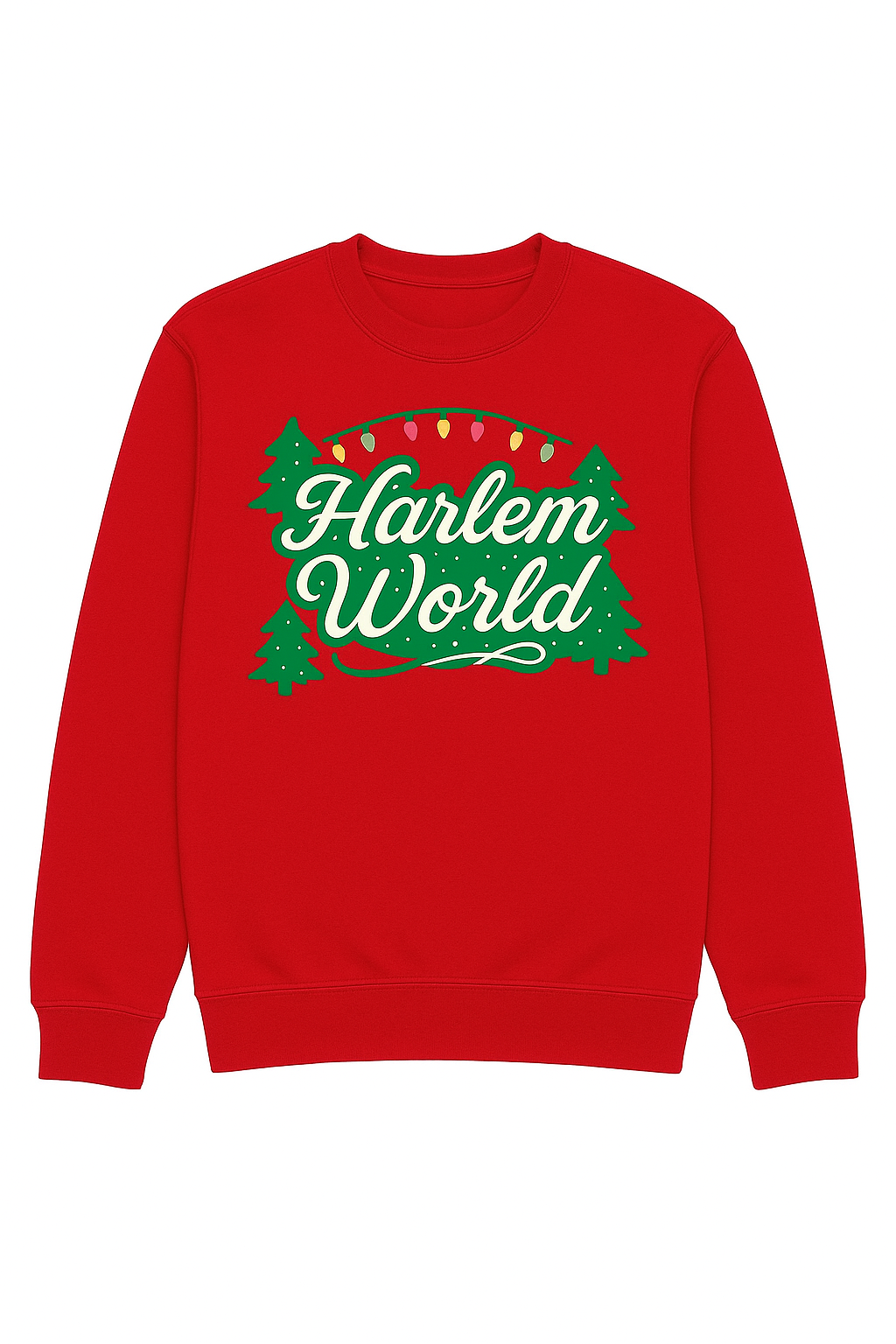 Red All Harlem World Holiday Sweater